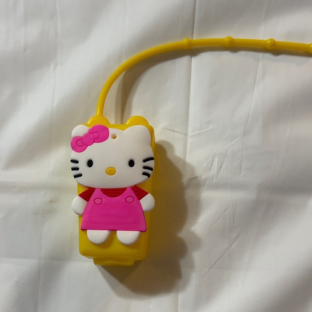 Hello Kitty Yellow Hand Sanitizer Holder